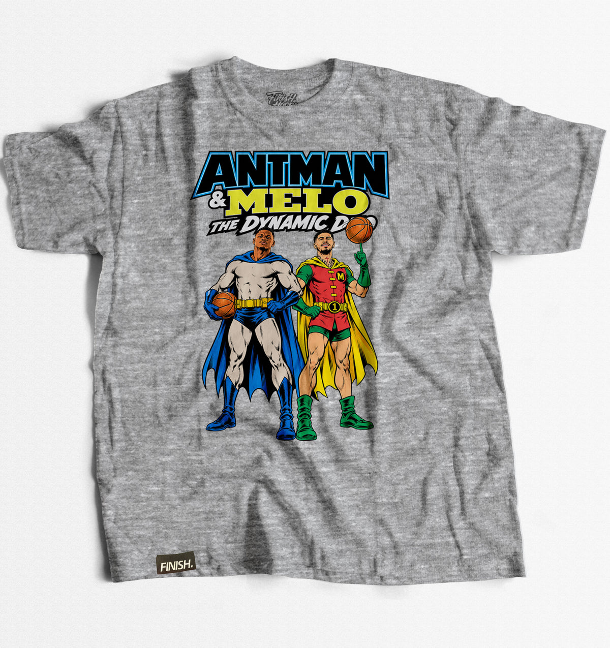 DYNAMIC DUO Tee - Basketball Graphic T-Shirt | FINISH Hoops Streetwear