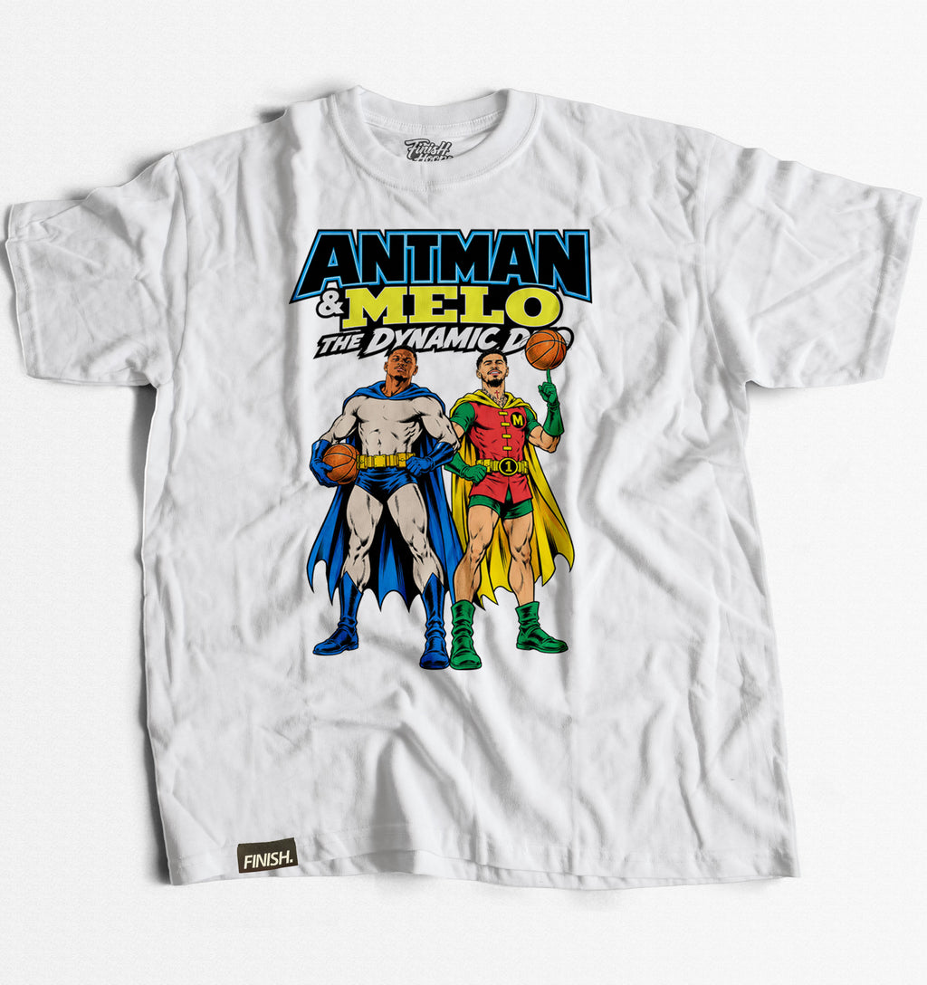 DYNAMIC DUO Tee - Basketball Graphic T-Shirt | FINISH Hoops Streetwear