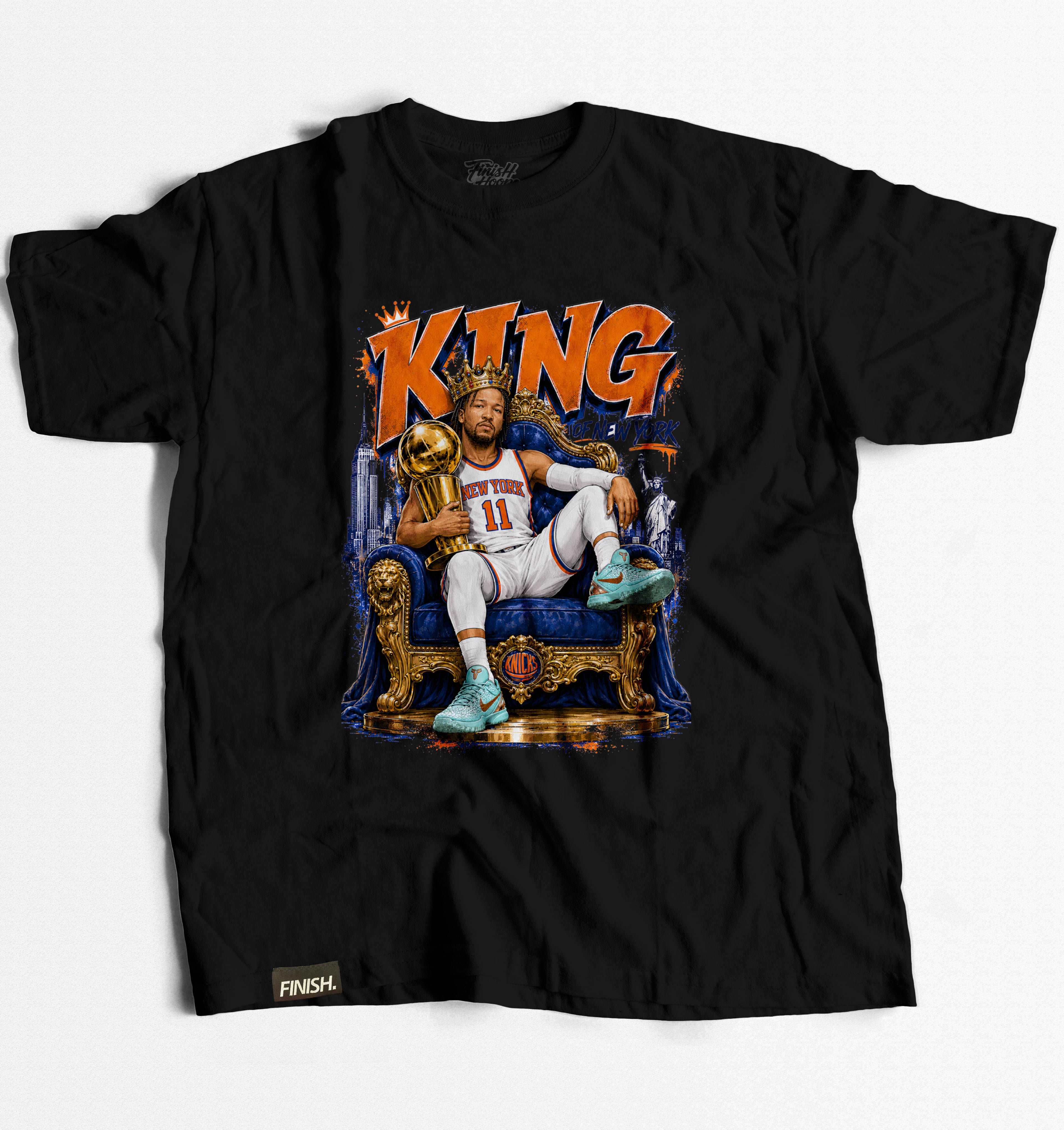 KING of New York - Basketball Graphic T-Shirt | FINISH Hoops Streetwear