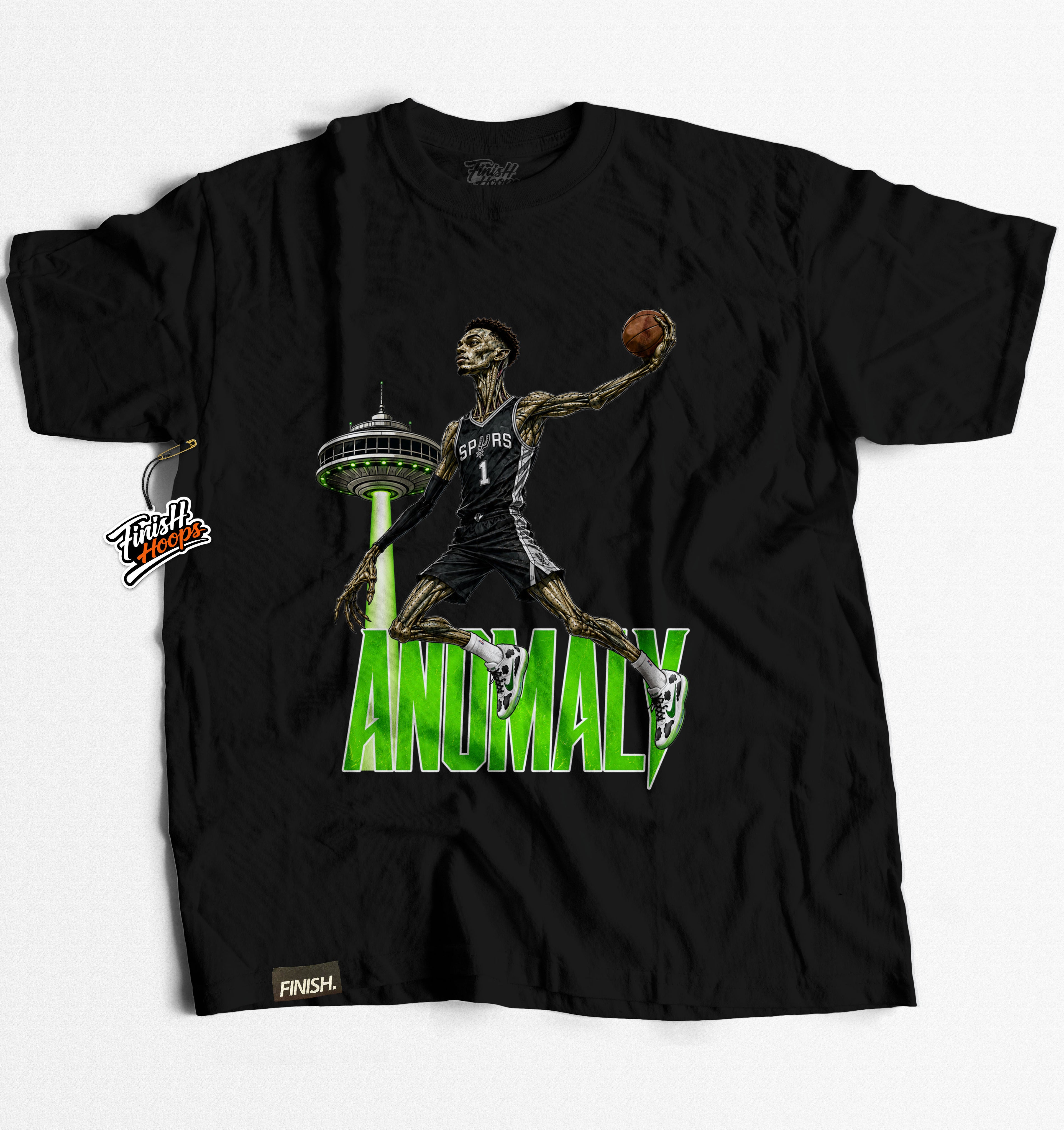 ANOMALY Tee - Basketball Graphic T-shirt | FINISH Hoops Streetwear