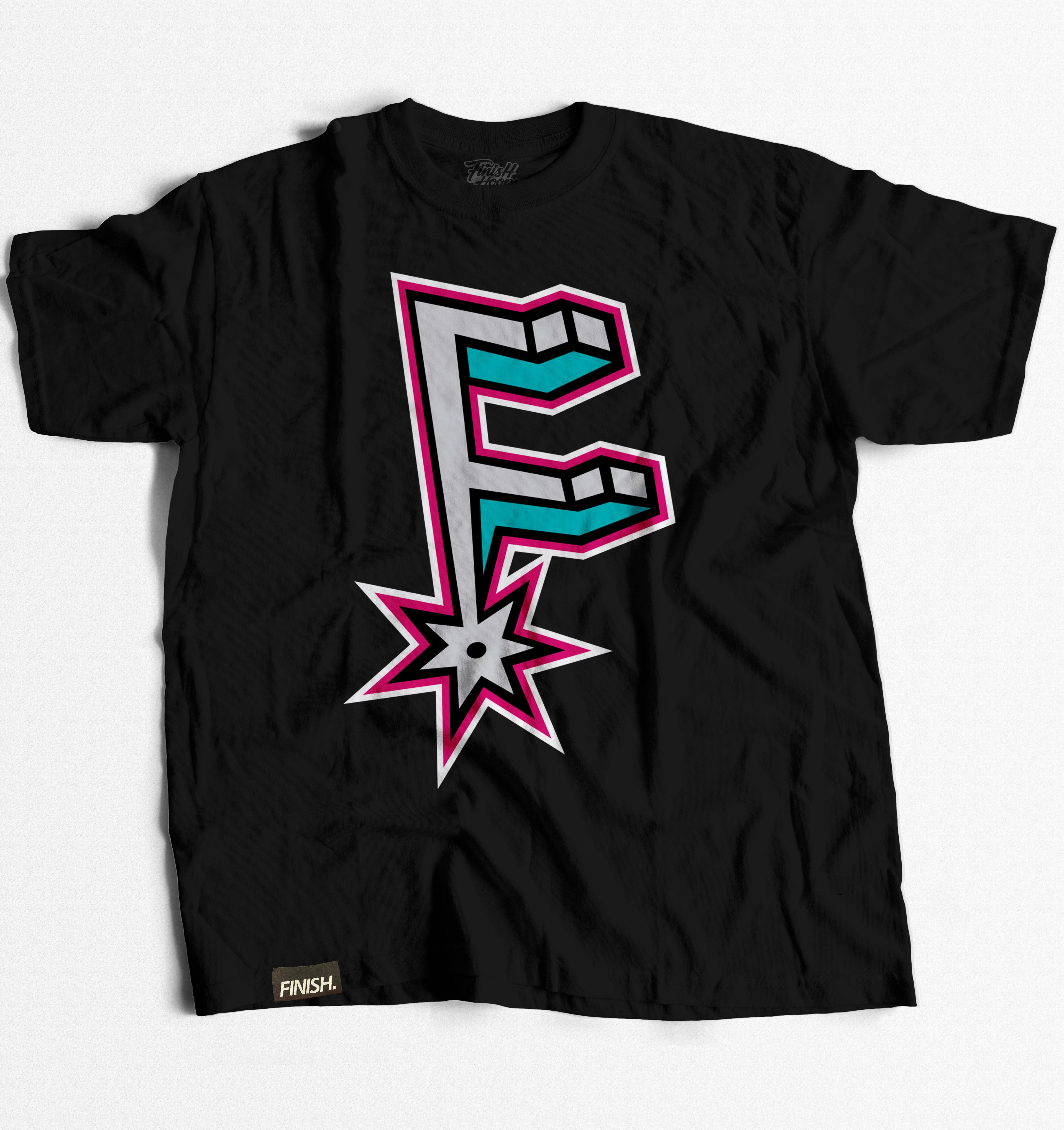FIESTA F Tee  - Basketball Graphic | FINISH Hoops Streetwear