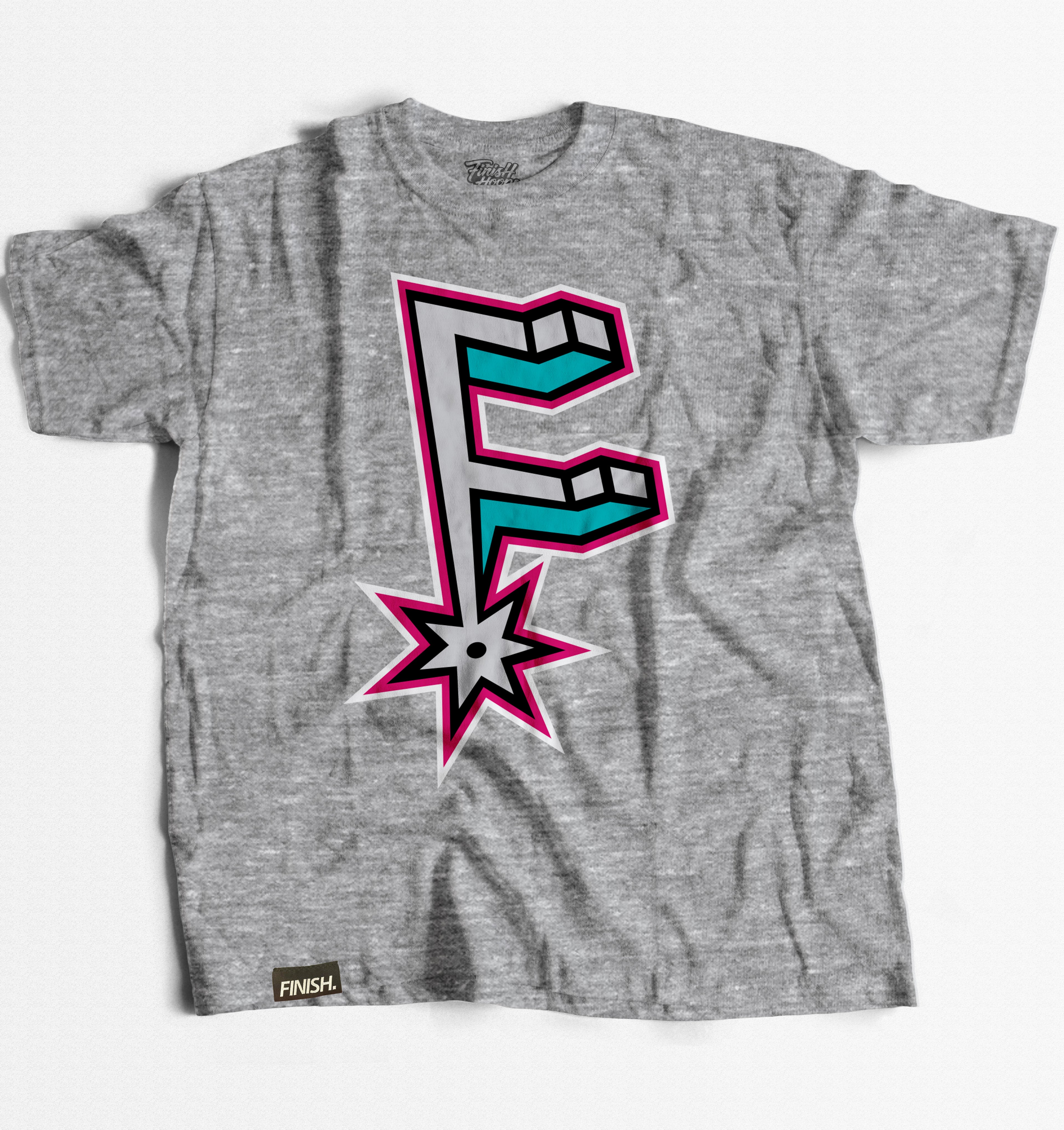 FIESTA F Tee  - Basketball Graphic | FINISH Hoops Streetwear