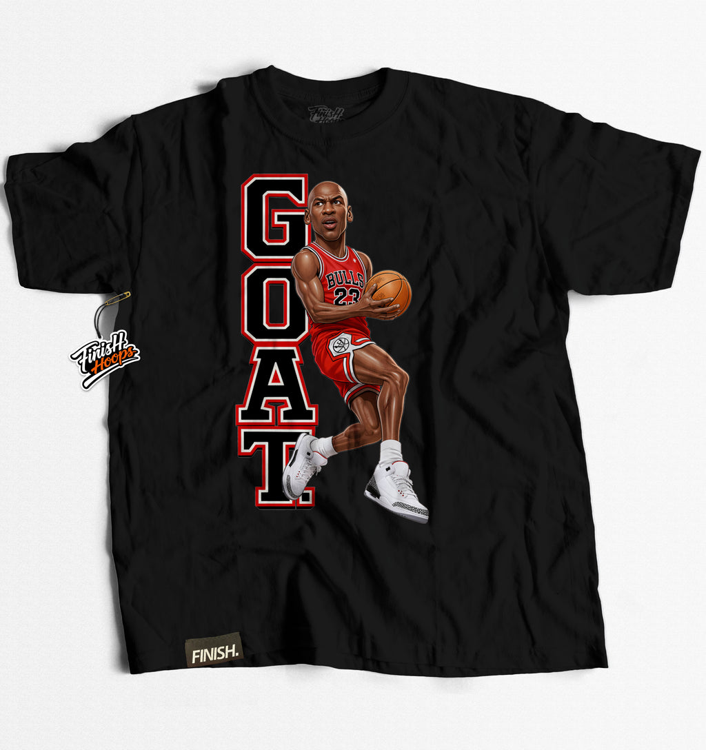 GOAT Tee - Basketball Graphic T-Shirt | FINISH Hoops Streetwear