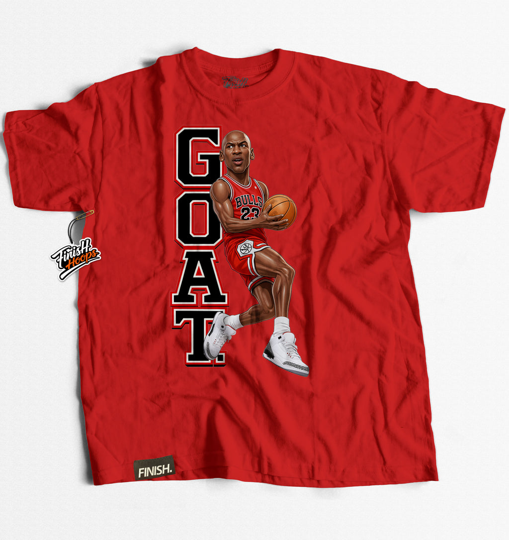 GOAT Tee - Basketball Graphic T-Shirt | FINISH Hoops Streetwear