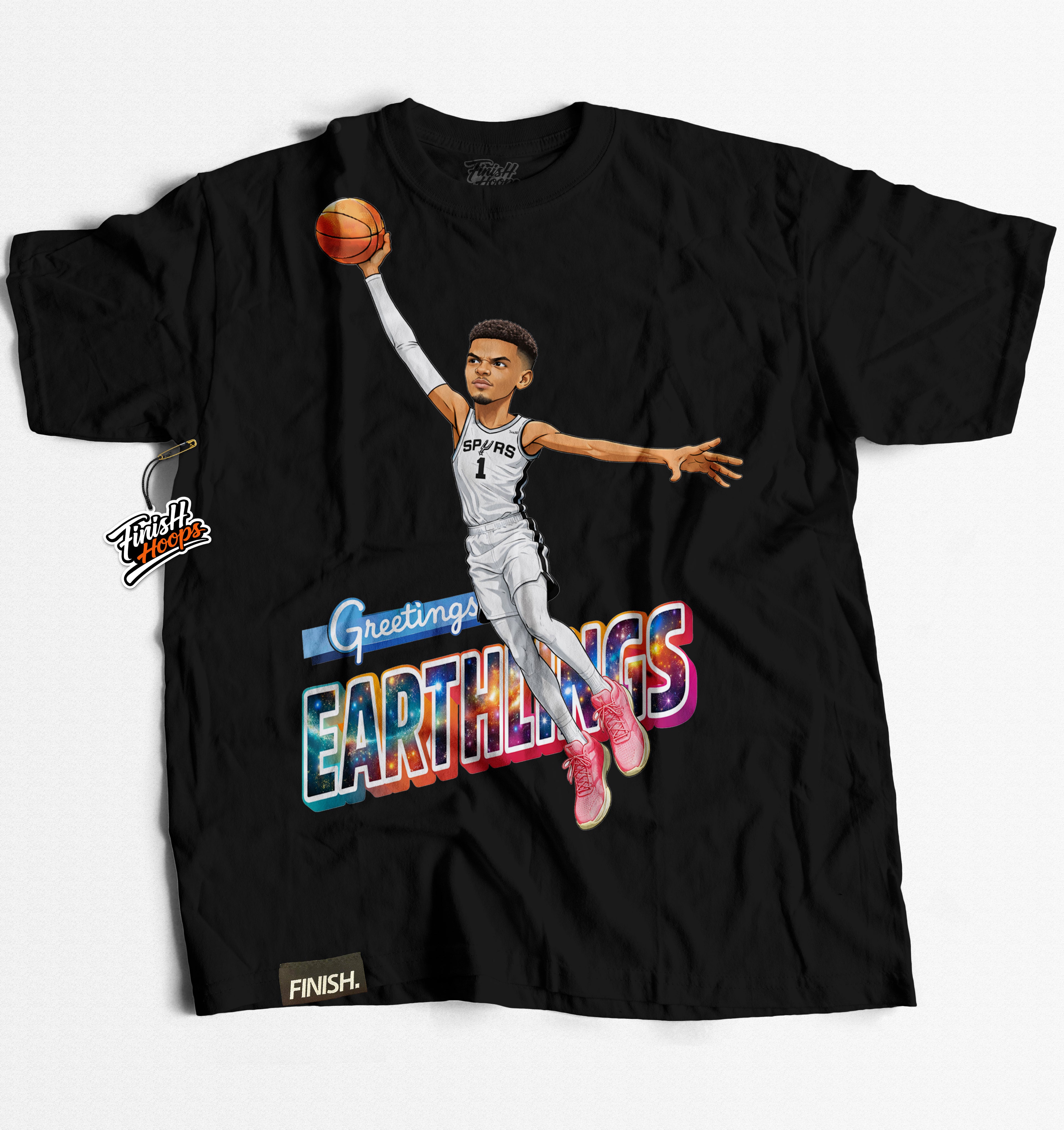 GREETINGS – Basketball Graphic T-Shirt | FINISH Hoops Streetwear
