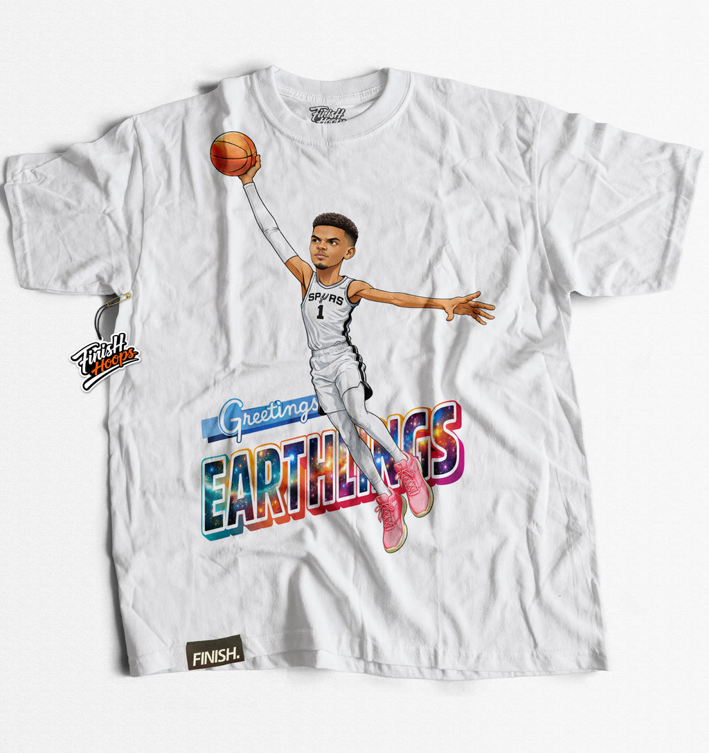 GREETINGS – Basketball Graphic T-Shirt | FINISH Hoops Streetwear