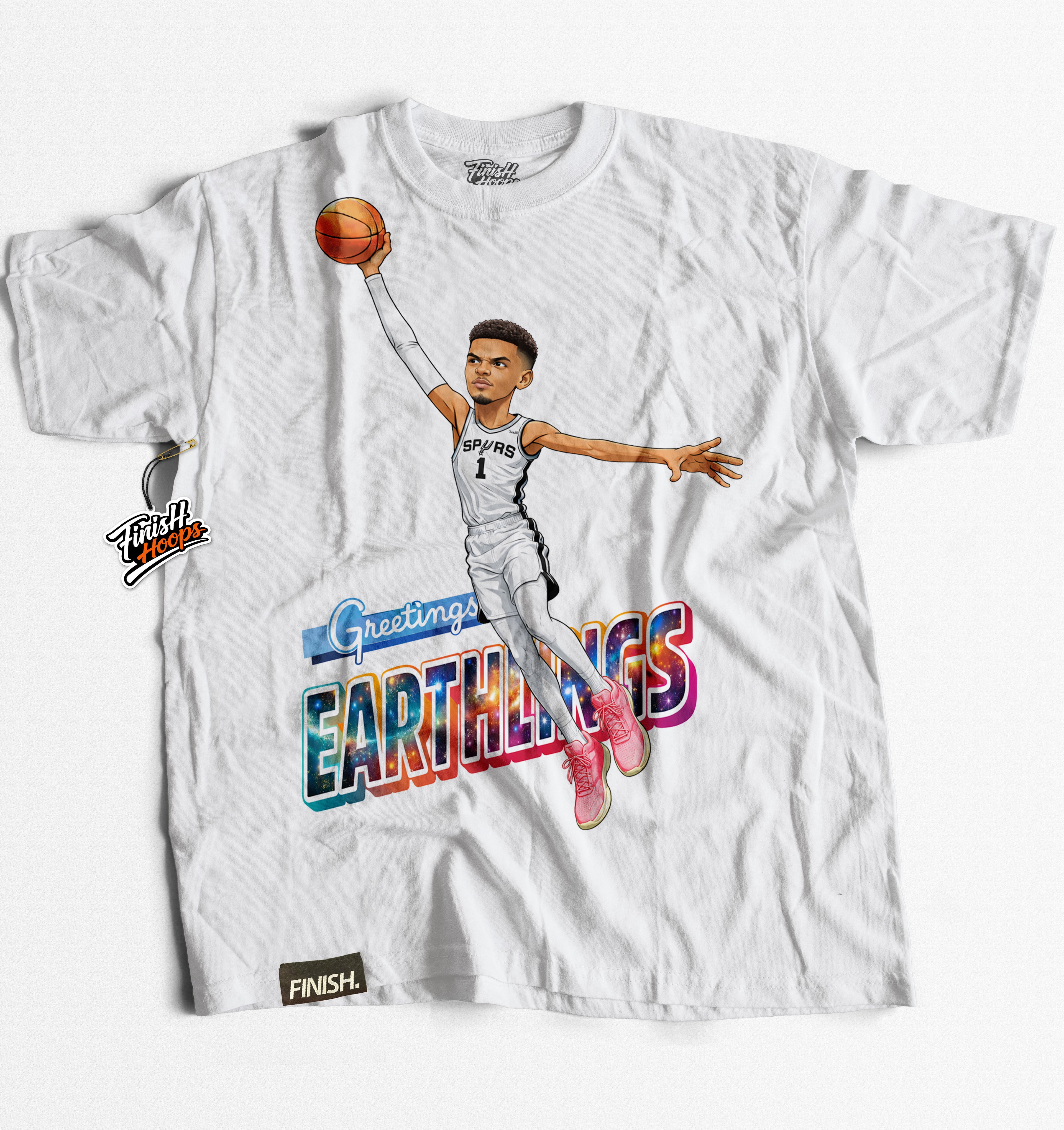 GREETINGS – Basketball Graphic T-Shirt | FINISH Hoops Streetwear