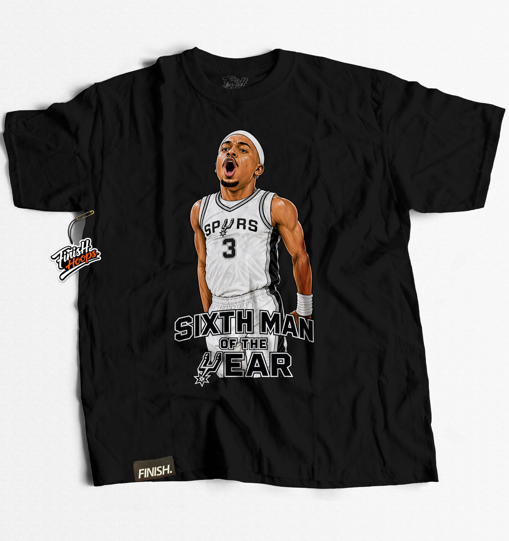 SIXTH MAN Tee – Basketball Graphic T-Shirt | FINISH Hoops Streetwear