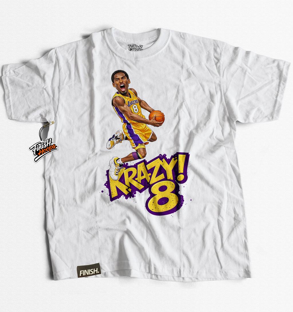 KRAZY 8 Tee – Basketball Graphic T-Shirt | FINISH Hoops Streetwear