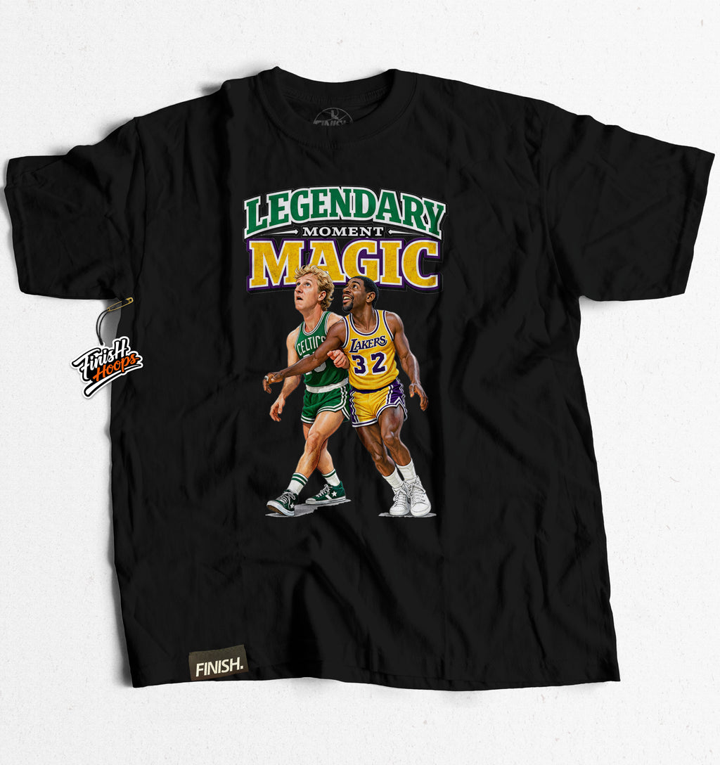 LEGENDARY MAGIC MOMEMT Tee – Basketball Graphic T-Shirt | FINISH Hoops Streetwear