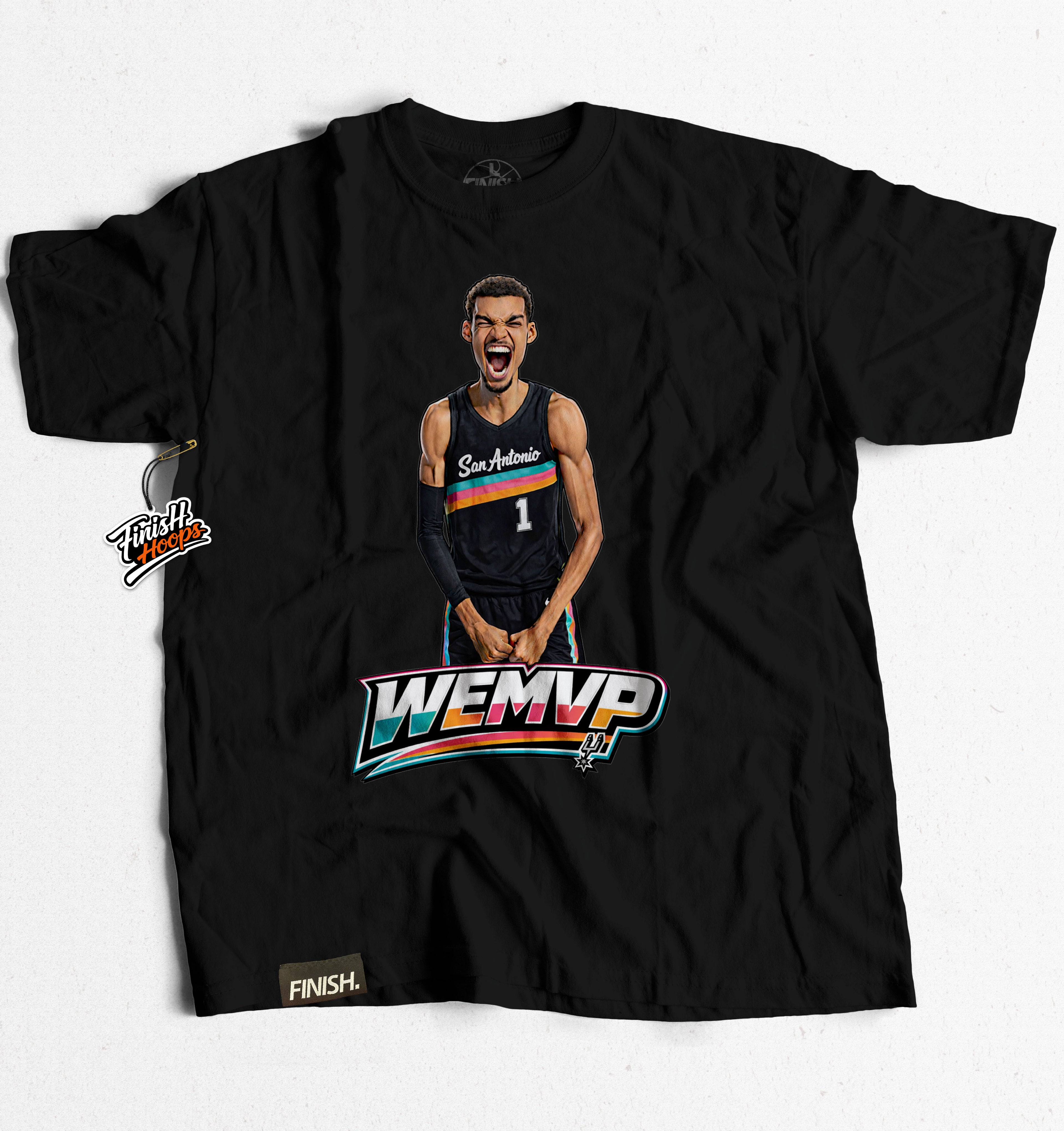 WEMVP Tee – Basketball Graphic T-Shirt | FINISH Hoops Streetwear