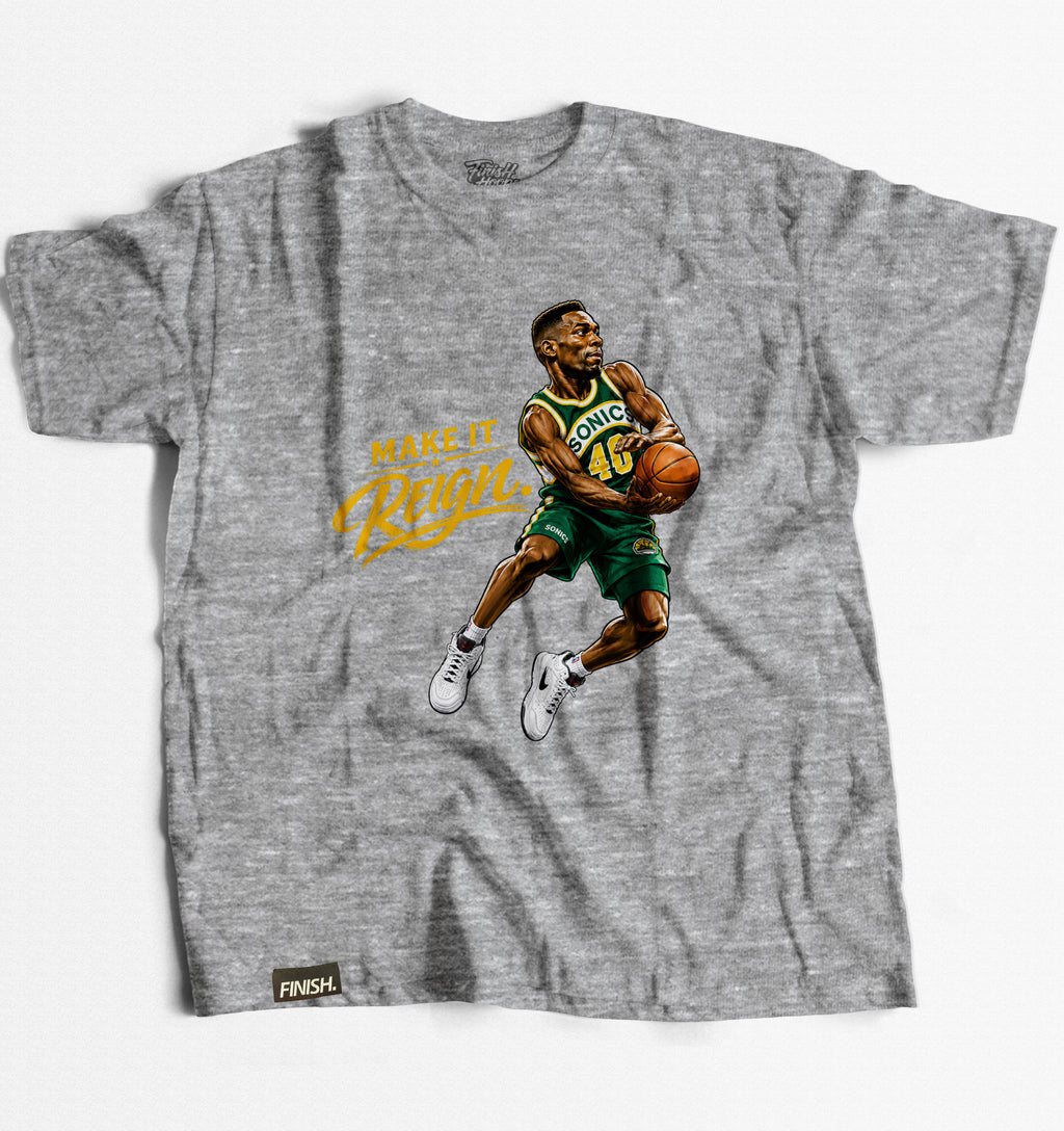 MAKE IT REIGN - Basketball Graphic T-Shirt | FINISH Hoops Streetwear