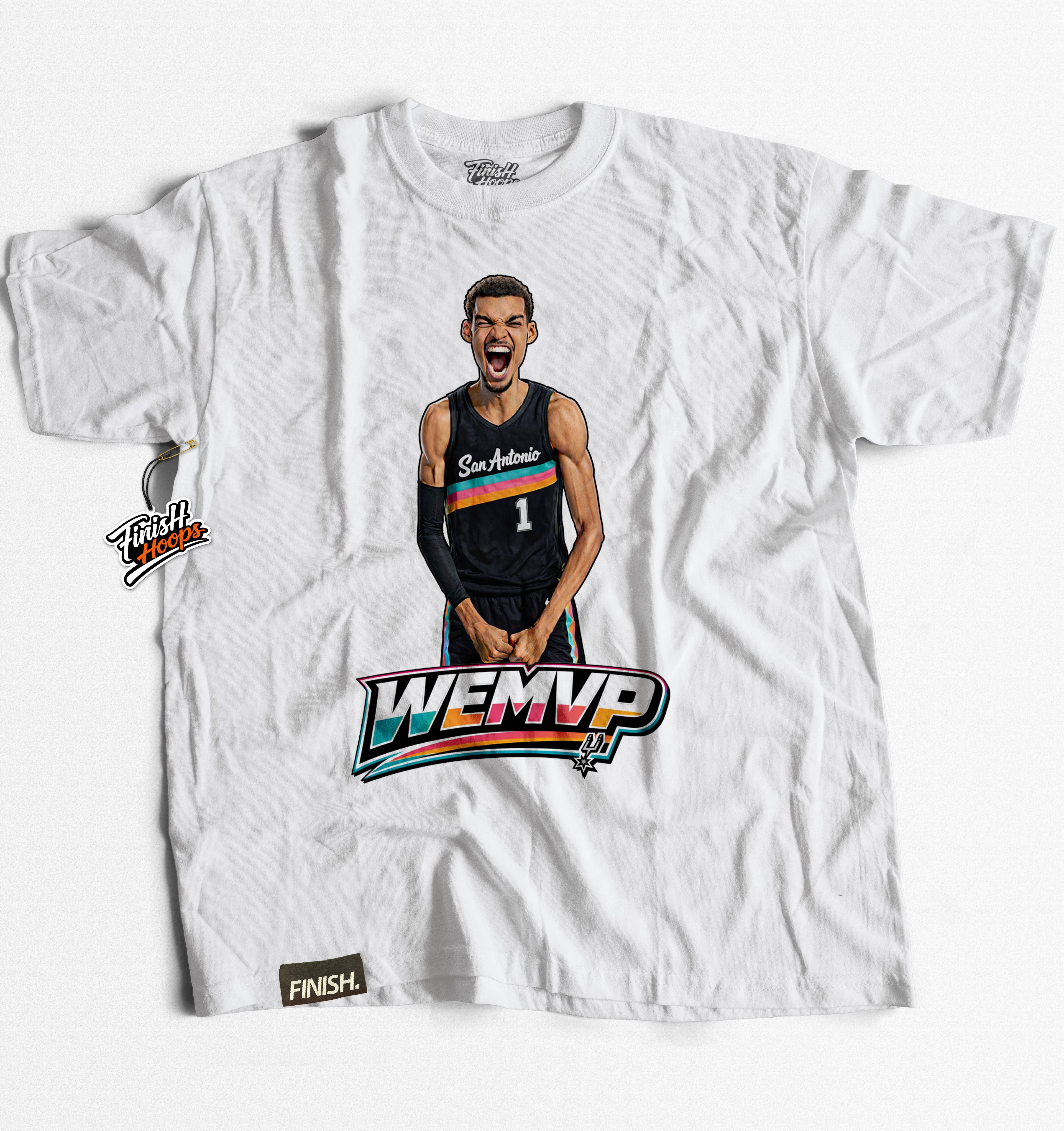 WEMVP Tee – Basketball Graphic T-Shirt | FINISH Hoops Streetwear