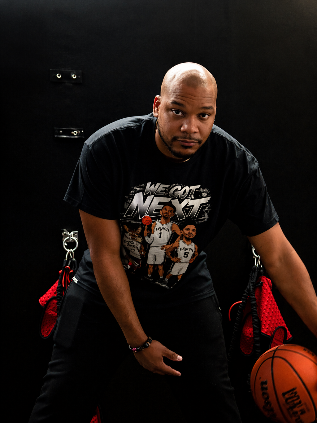 SPURS WE GOT NEXT Tee - Basketball Graphic T-Shirt | FINISH Hoops Streetwear